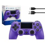 Džojstik za PS4 Ljubičasti – Bežični Gamepad sa Vibracijom za PC i PS4 - Dzojstik Za Ps4 Ljubicasti Dugmad Detalj.Jpg