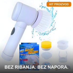Električna rotatorna četka za čišćenje 5u1 - vodootporna, USB punjenje