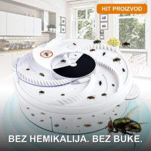 Električna klopka za muve sa rotirajućim hvatačem — USB napajanje