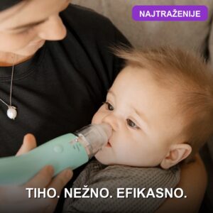 Električni aspirator za nos za bebe i malu decu sa USB punjenjem