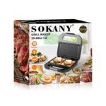 Sokany SK-BBQ-132 Električni Gril i Aparat za Sendviče 800W