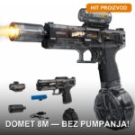 Električni vodeni pištolj Storm sa LED efektima i dometom 8 metara