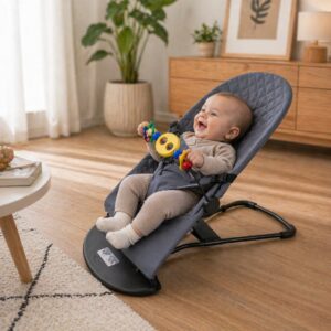LullyBebe Ergonomska Njihalica za Bebe 0-24 Meseca — Bez Baterija - Ergonomska Njihalica Za Bebe Lullybebe Ergonomski Dizajn.Jpg
