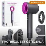 Fen za kosu bez lopatica — tiho i brzo sušenje sa zaštitom od pregrevanja