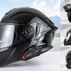 Flip Up Kaciga sa Bluetooth Interkomom – Modularna Moto Kaciga sa Handsfree - Flip Up Kaciga Bluetooth Flip Mehanizam Detalj 1.Jpg