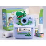 Fotoaparat za decu Dinosaurus sa štampačem – Termalna štampa, kamera i igrice u jednom - Fotoaparat Za Decu Dinosaurus Stampac Termalna Stampa.Jpg