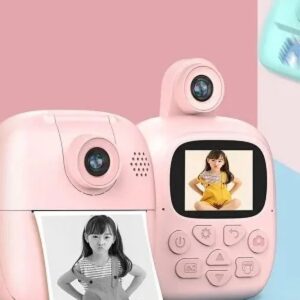 Fotoaparat za decu sa instant termalnim štampačem — 24MP, selfi kamera, štampa bez boje - Fotoaparat Za Decu Sa Instant Stampacem Selfi.Jpg