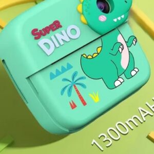 Fotoaparat za decu sa štampačem - Dinosaurus dizajn, 50MP, HD snimanje - Fotoaparat Za Decu Sa Stampacem Dinosaurus Stampa.Jpg