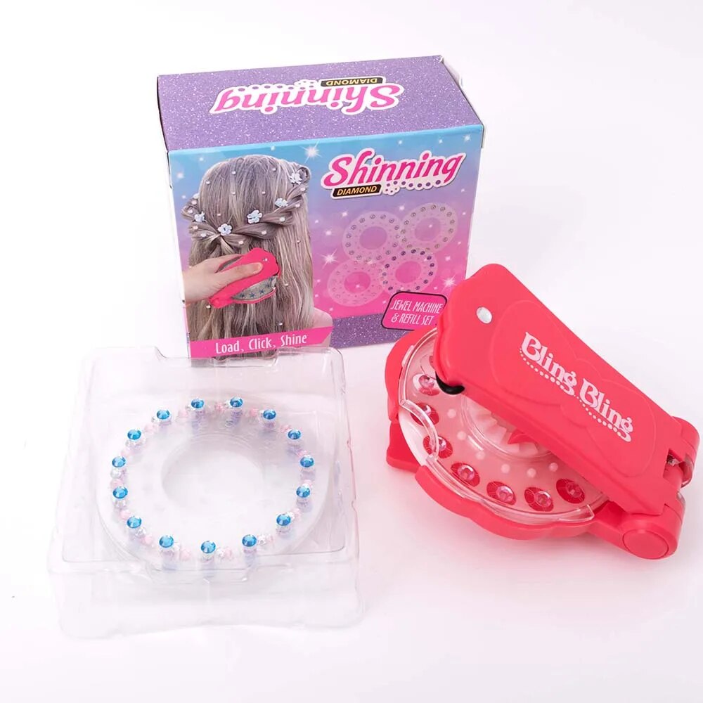 glitter-set-za-ukrasavanje-kose-1.jpg Glitter Glam Set za Ukrašavanje Kose sa 72 Cirkona – Kreativna Igračka za Devojčice