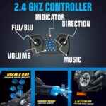 RC Drift Tenk na Vodene Kuglice – 4x4, Upravljanje Pokretom Ruke, 360° Rotacija, LED Efekti - slika 5
