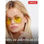 JHEYEWEAR NV3026 Unisex Naočare za Sunce sa 100% UVA&UVB Zaštitom