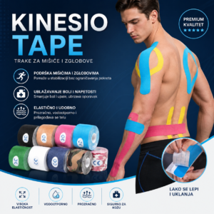 Kinesio Tape Trake za Mišiće i Zglobove – Sportska Podrška i Oporavak