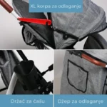 Kolica za Bebe 2u1 – Lagana, Moderna i Praktična za Svaki Dan - Kolica Za Bebe 2U1 5.Webp