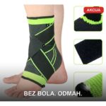 Kompresioni steznik za zglob sa 3D ortopedskom podrškom - prednja strana
