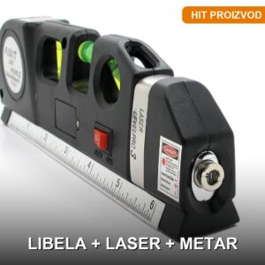 Laserska Libela 3 u 1 – Libela, Laser i Metar u Jednom Alatu
