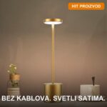 LED Prenosiva Lampa za Čitanje i Radni Sto – Bežična s Punjivom Baterijom