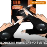 LED Rukavice za Rad u Mraku sa Ugrađenim Svetlom na Prstima – AuroraGrip