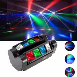 LED Spider Moving Head 8×3W RGB – Scenska Rasveta za Klubove i DJ