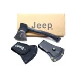 Lovačka Sekira JEEP za Kampovanje i Lov – 600g sa Futrolom - prednja strana