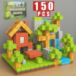 Magnetne Kocke za Decu 150 Delova – Edukativni Kreativni Set
