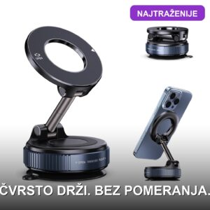 MagTech Magnetni Držač Telefona za Auto — Ultra Čvrsto Držanje
