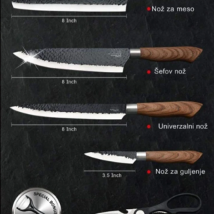 Set kuhinjskih noževa BlackEdge Pro – profesionalna preciznost u svakoj kuhinji - Main2.Png