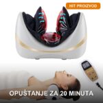 Masažer za vrat sa grejanjem, trakcijom i vazdušnim jastučićima – 5 nivoa pritiska