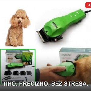 Mašinica za šišanje pasa Zoofari — Tiha akumulatorska trimer mašinica za kućne ljubimce