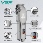 VGR V-675 Profesionalni Set za Šišanje – Metalno Kućište i LED Ekran - Masinica Za Sisanje Vgr 3.Png