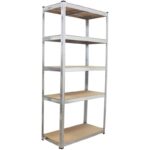 Metalna Montažna Polica 180×90×45 cm – 5 Nivoa, Nosivost 265 kg