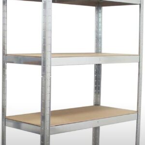 Metalna montažna polica 180x90x45cm — čelična regalna polica za skladište i garažu