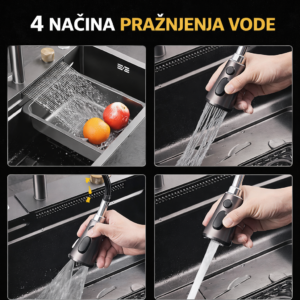 Multifunkcionalna Sudopera za Kuhinju 4 u 1 – Nerđajući Čelik sa Slavinom - Multifunkcionalna Sudopera Za Kuhinju 2.Png
