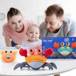 Muzička kraba sa senzorom pokreta za decu — interaktivna igračka na baterije - Muzicka Kraba Sa Senzorom Pokreta Detalj.Jpg