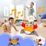 Muzička kraba sa senzorom pokreta za decu — interaktivna igračka na baterije - Muzicka Kraba Sa Senzorom Pokreta Upotreba.Jpg
