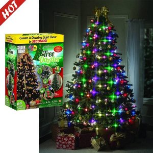 Tree Dazzler Novogodišnje Sijalice za Jelku – 64 LED, 8 Nizova - Novogodisnje Sijalice Za Jelku 2 1.Jpg