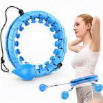Obruč za Mršavljenje sa 360° Masažnim Sistemom — Podesivi Fitness Obruč