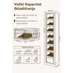 Organizator za Obuću – Set od 6 Providnih Kutija za Sortiranje - Organizator Za Obucu Providne Stranice Detalj.Jpg