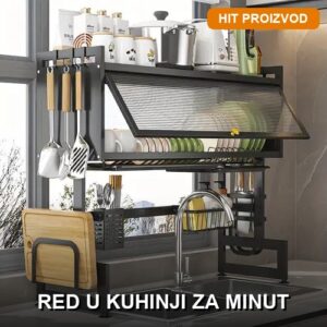 Pametni Organizator za Sudoperu i Radnu Površinu - Višefunkcionalni Kuhinjski Organizator