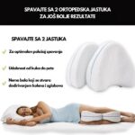 Ortopedski jastuk za kolena od memorijske pene — smanjuje pritisak na kičmu, kukove i kolena - Ortopedski Jastuk Za Kolena Slika 4.Jpg