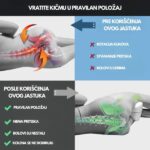 Ortopedski jastuk za kolena od memorijske pene — smanjuje pritisak na kičmu, kukove i kolena - Ortopedski Jastuk Za Kolena Upotreba.Jpg