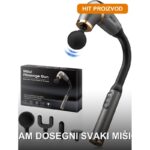 Pištolj za masažu sa produženom ručkom — duboka mišićna relaksacija
