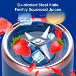2 u 1 Prenosivi Blender Sokovnik na USB Punjenje — Svež Sok Bilo Gde - Prenosivi Blender Sokovnik Usb Slika 4.Jpg