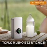 Prenosivi grejač za bebine flašice sa regulacijom temperature i baterijom 6000 mAh