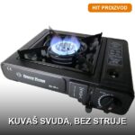 Prenosivi Mini Šporet na Plin sa Piezo Paljenjem i Torbicom za Nošenje