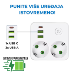 MultiVolt 5 – Produžni Kabl sa USB Punjačem i Zaštitom od Prenapona - Produzni Kabl Sa Usb Punjacem 2 1.Png