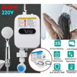 Protočni Bojler sa Tušem i Slavinom Temmax 3500W — Kupatilo i Kuhinja