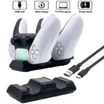 Punjač za PS5 Kontrolere — Dual Charging Dock sa USB Type-C - Punjac Za Ps5 Kontrolere Dual Charging Dock Slika 4.Jpg