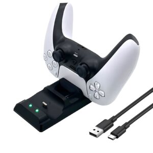 Punjač za PS5 Kontrolere — Dual Charging Dock sa USB Type-C - Punjac Za Ps5 Kontrolere Usb Type C Detalj.Jpg