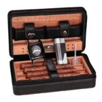 Cohiba Putni Kožni Humidor za Cigare – Crni, Sa Španskom Kedrovinom - Putni Kozni Humidor Za Cigare 2.Jpg