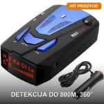 Radar Detektor sa 360° Detekcijom i Domet do 800m